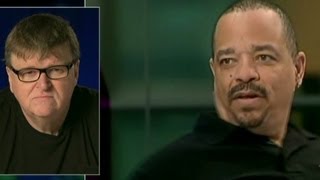 Ice T&#39;s gun comment leaves Michael Moore cold
