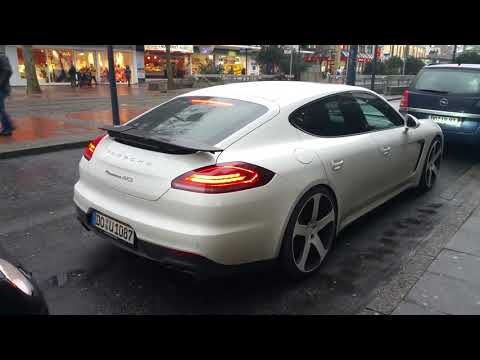 Straight Pipe Porsche Panamera GTS 700 PS Crazy Sound !!