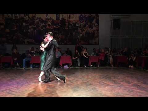  Cyrena Drusine  and  Steinar Refsdal  are  dancing  to  the  tango  "  Hasta Siempre Amor  "  by  Carlos di Sarli  in  2017