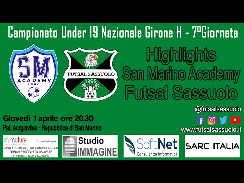 Highlights Under 19: San Marino Academy - Futsal Sassuolo