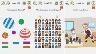 Brain Out 2 - Level 178, 179, 180 Gameplay Solution