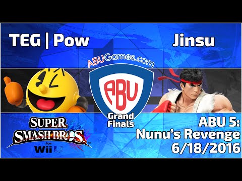 ABU Monthly 5: TEG | Pow (Pac-Man) vs. Jinsu (Ryu) - Smash 4 Singles Grand Finals