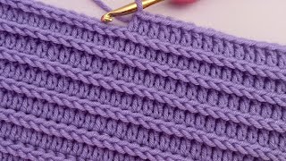 Fun and Easy 👌 Crochet Pattern, Only Two Rows Repeat 👍