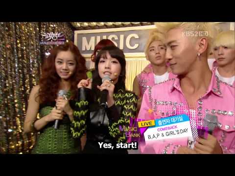 [ENG/HD] 121026 B.A.P + Girl's Day Waiting Room