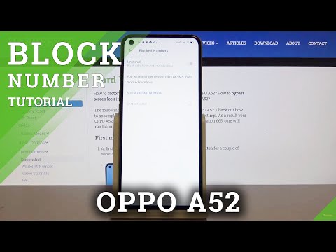 How to Block Number in OPPO A52 – Create Blacklist