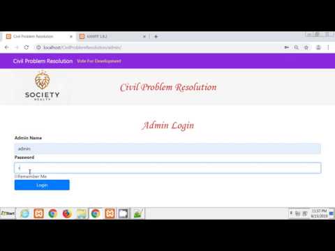 PHP MYSQL Project Part 18 | Civil Problem Resolution | Hindi