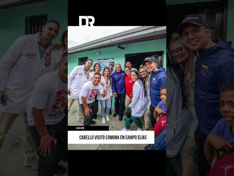 Cabello llamó a respaldar a Delcy Rodríguez desde comunidad de Mérida