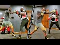 NEW LEAK - DEONTAY WILDER BATTERS MITTS; SHOWS IMPROVEMENTS & POWER TRAINING FOR RETURN TO RING