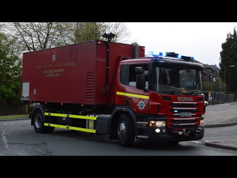 *RARE* Merseyside Fire & Rescue -  Breathing Apparatus Support Unit and Rehab Unit Responding