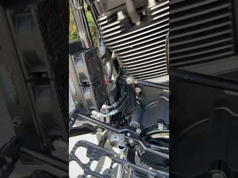 Street Glide with S&S T124 engine and “Naked” (no covers) UltraCool Oil Cooler