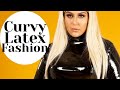 Curvy Plus Size Party Wear Latex Outfits Dresses For Mature Women
