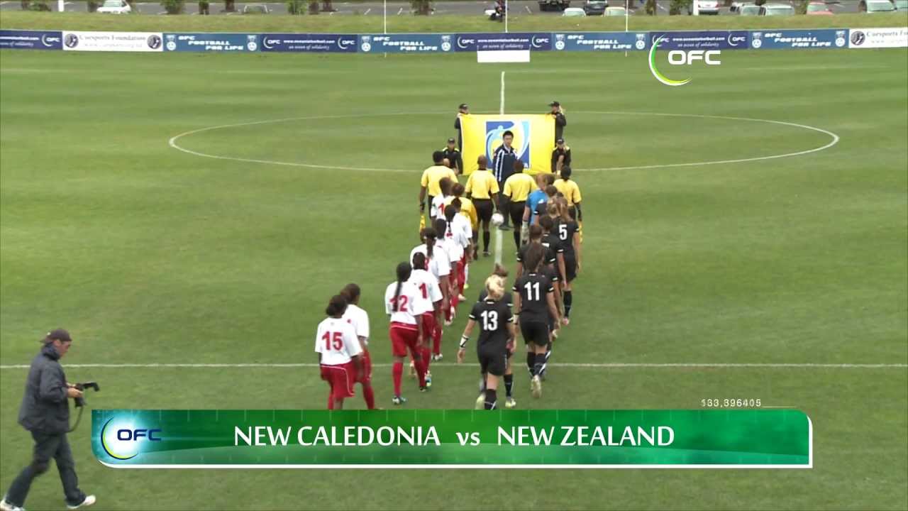 2012 OFC U-17 Women's Championship / MD2 / New Caledonia vs New Zealand Highlights