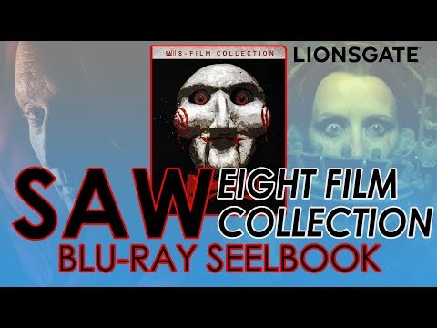 SAW: 8-Film Blu-ray Steelbook Collection Unboxing (4K Video) Jigsaw
