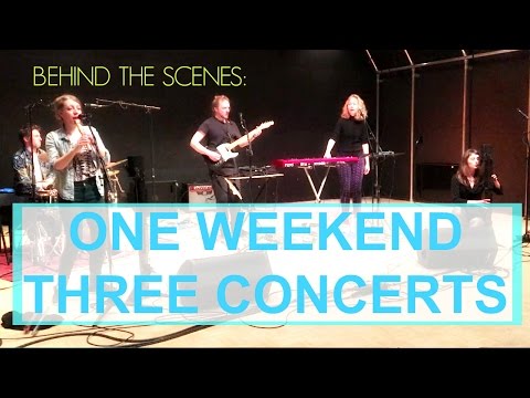 Behind the scenes at my concerts!