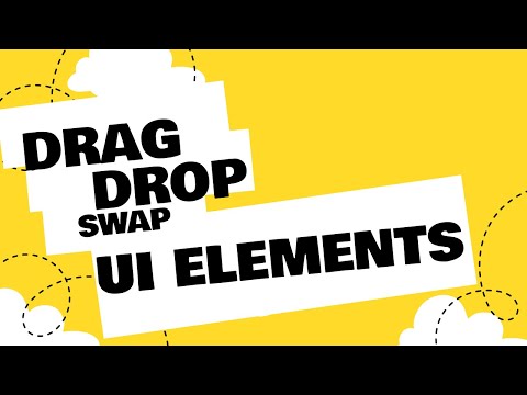 Drag Drop and Swap UI Elements - Unity Tutorial