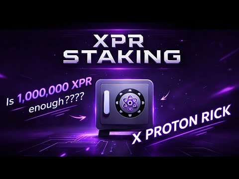 ⚛ Is 1 MILLION XPR enough? #Staking #XPRNetwork #Passiveincome #Crypto #Webauth #Metallicus #Defi ⚛