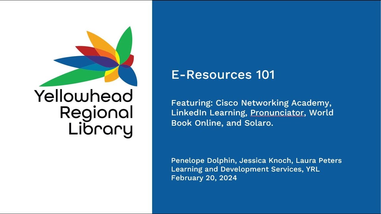 eResources 101 Webinar