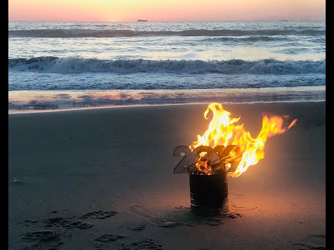 2019 is on FIRE!!! Beach Sunrise and Mini-Burn