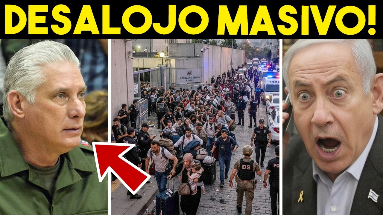Shock total! EEUU ORDENA SALIDA DE CONSULADOS. Panico por Irán en la isla, van por Netanyahu. Adios