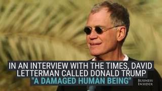 Letterman rips Trump, calls him a 'damaged human'