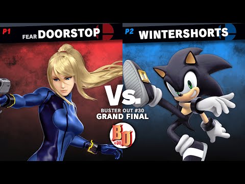 Buster Out #30 - FEAR | Doorstop (Zero Suit Samus) VS WinterShorts (Sonic) - Grand Final