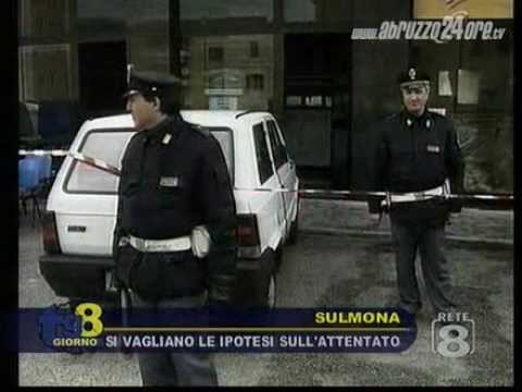 Incendio all'agenzia ''Strike'' di Sulmona, è caccia al piromane