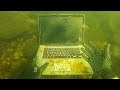 Found Macbook Apple Watch And A GoPro Underwater In River Scuba Diving