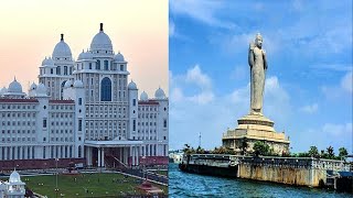 Hussain Sagar Hyderabad | Best Places to view in Hyderabad | Charminar in Hyderabad | Buddha Statue