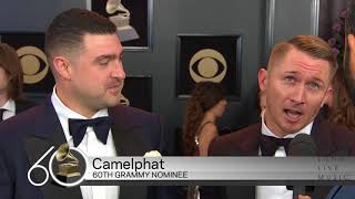 CamelPhat & Elderbrook interview on the Red Carpet | Red Carpet | 60th GRAMMYs