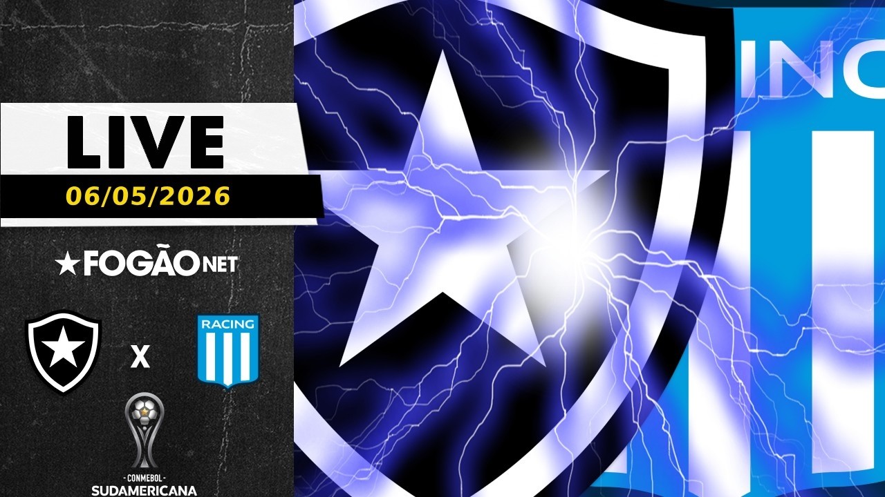 LIVE | Pré-jogo de Botafogo x Racing pela Copa Sul-Americana