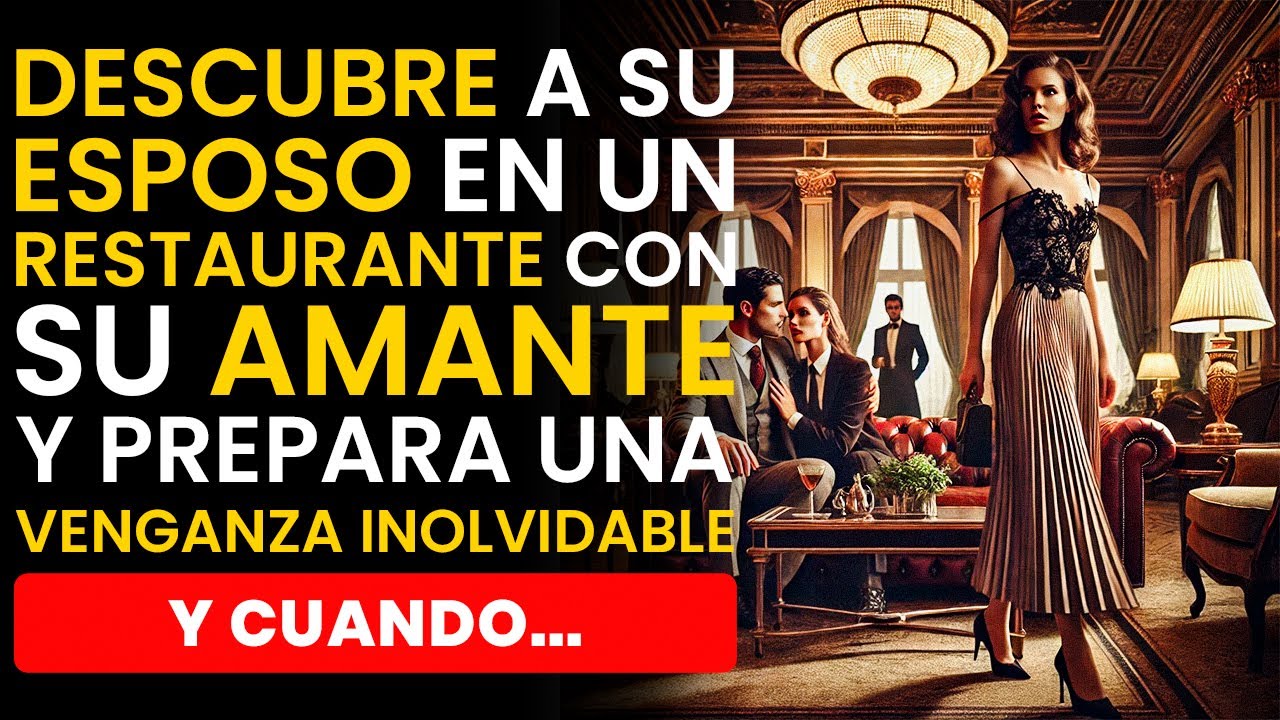 DESCUBRE a su ESPOSO en un RESTAURANTE con SU AMANTE y PREPARA una VENGANZA INOLVIDABLE y CUANDO...