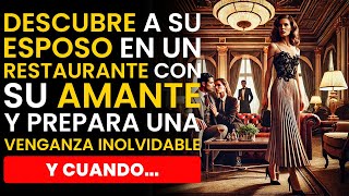 DESCUBRE a su ESPOSO en un RESTAURANTE con SU AMANTE y PREPARA una VENGANZA INOLVIDABLE y CUANDO...