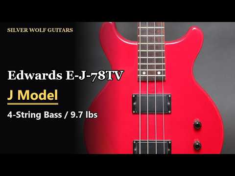 Edwards by ESP E-J-78TV J Model (LUNA SEA) - 4-String Bass - Fully Set Up(26A045) image 26