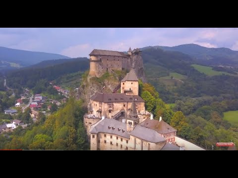 Beautiful Slovakia - Orava Castle / Oravsky Hrad  (Nosferatu's castle) 4K