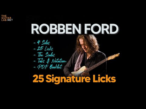 Robben Ford - 25 Blues Guitar Licks -