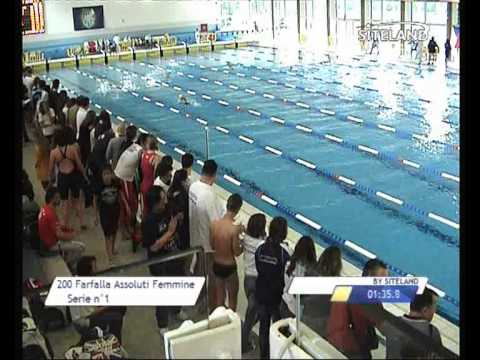 Serie 1 dei 200 Farfalla  Assoluti F Agonisti - 7 Meeting City of Lignano