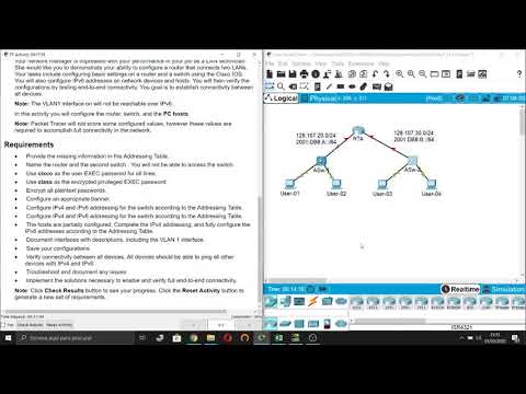 10.4.3 Packet Tracer - Basic Device Configuration (CCNAv7 200-301)