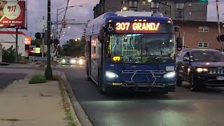 (pt 1/50) PACE bus made a right to on grand made a left to the PACE & CTA turn round on (08/26/2023)