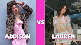 Addison Rae Vs Lauren Kettering TikTok Dance Battle 2021