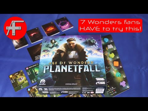 The Fanatic Reviews: Age of Wonders Planetfall - a space opera card drafting game by Arcane Wonders