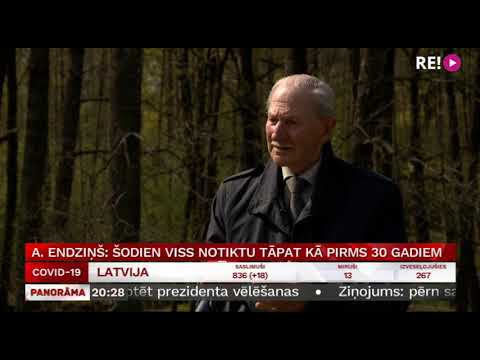 A. Endziņš: šodien viss notiktu tāpat kā pirms 30 gadiem