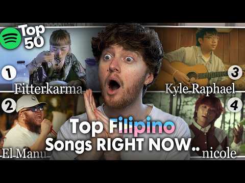 Reacting to the Filipino Music Charts! (Spotify TOP 50 - Philippines 2026)