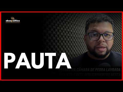 Câmara de Pedra Lavrada realizará sessão ordinária nesta sexta-feira (27)