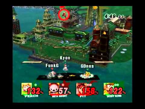 NLL: GameDragonX(Diddy) & Kyon(Peach) vs. Gallax(Snake) & Prince Ramen(Pit) 1 WFs