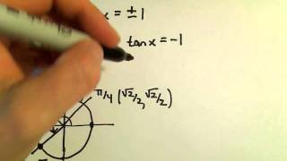 Solving a Basic Trigonometric Equation, Example 2