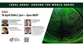 Legal GenAI Around the World: Asia