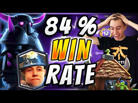 84% WIN RATE! Best Pekka Miner Control Deck — Clash Royale