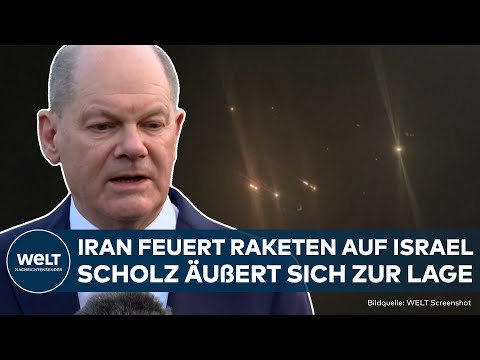KRIEG IN NAHOST: Angriff vom Iran auf Israel! Kanzler Olaf Scholz äußert sich zur Lage!