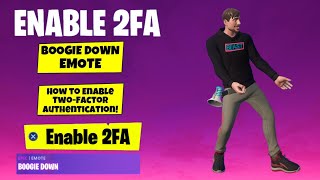 HOW TO ENABLE 2FA ON FORTNITE CHAPTER 4 SEASON 1