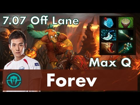 Forev Batrider Offlane | Max Q | 7.07 Update Patch Dota 2 Gameplay Pro MMR